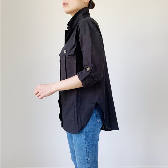 NEW MONROE Utility Black Shirt - Picture 5 of 6